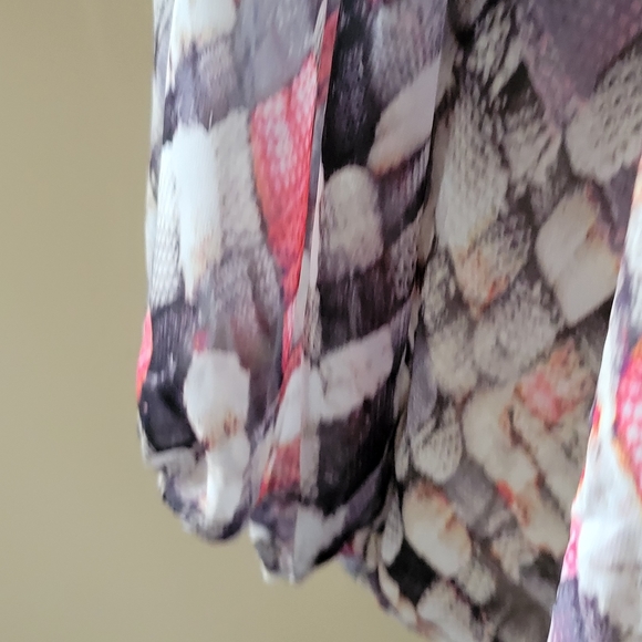 Liz Clairborne weave print blouse size 1X - Picture 3 of 6